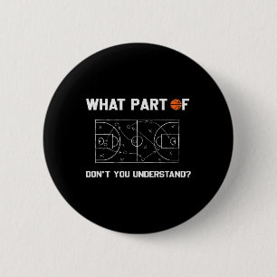 What Part Of Don't You Understand Funny Sketll Coa 6 Cm Round Badge