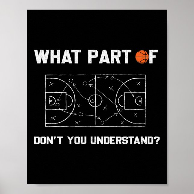 What Part Of Don't You Understand Funny Sketll Coa Poster (Front)