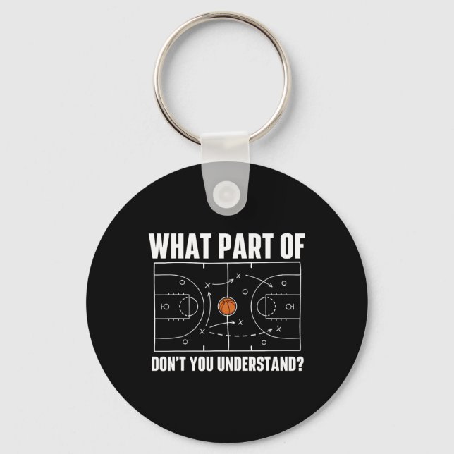 What Part Of Don't You Understand - Sketll Player  Key Ring (Front)