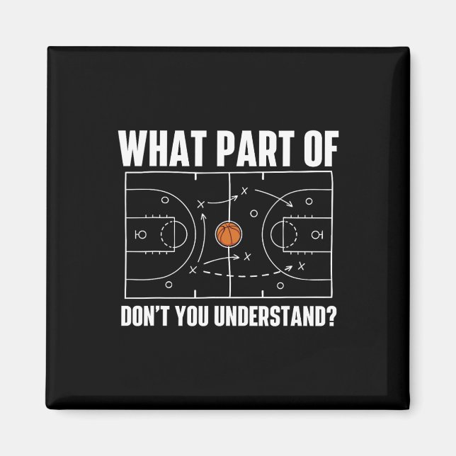 What Part Of Don't You Understand - Sketll Player  Magnet (Front)