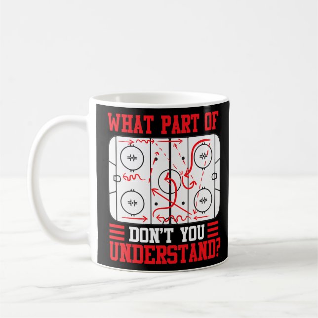 What Part Of Hockey Don't You Understand Hockey Pl Coffee Mug (Left)