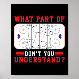What Part Of Hockey Don't You Understand Hockey Pl Poster