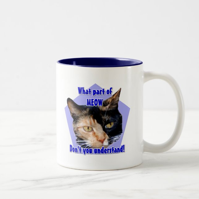 What part of meow! Calico cat mug (Right)