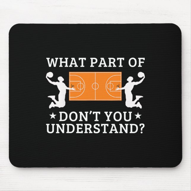 What Part Of Sketll Don't You Understand Sketll  Mouse Pad (Front)