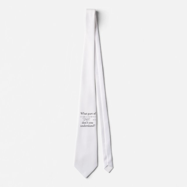 What Part of... Tie (Front)