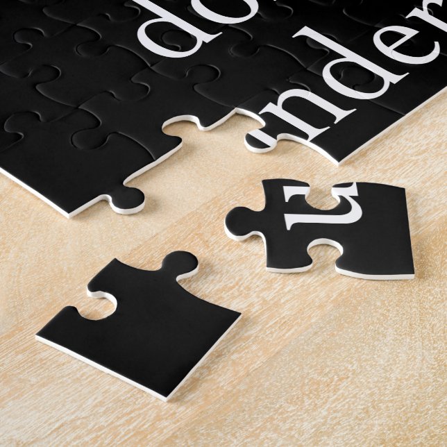 What Part of... White on dark Jigsaw Puzzle (Side)