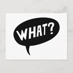 What? Postcard