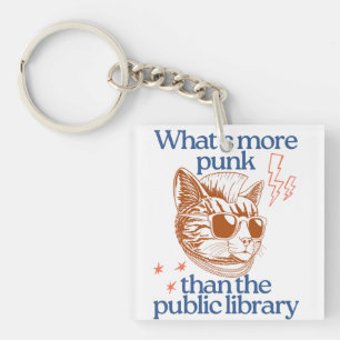 What’s more punk than the public library key ring