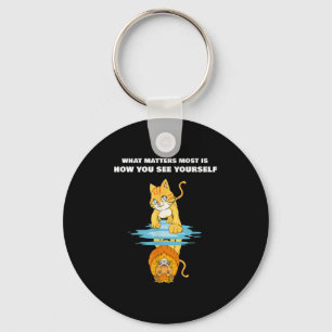 What S Most Is How You See Yourself Motivational L Key Ring