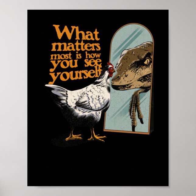 What S Most Is How You See Yourself Sticker  Poster (Front)