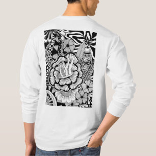 What’s Next? – Black and White Surreal Hand-Drawn T-Shirt