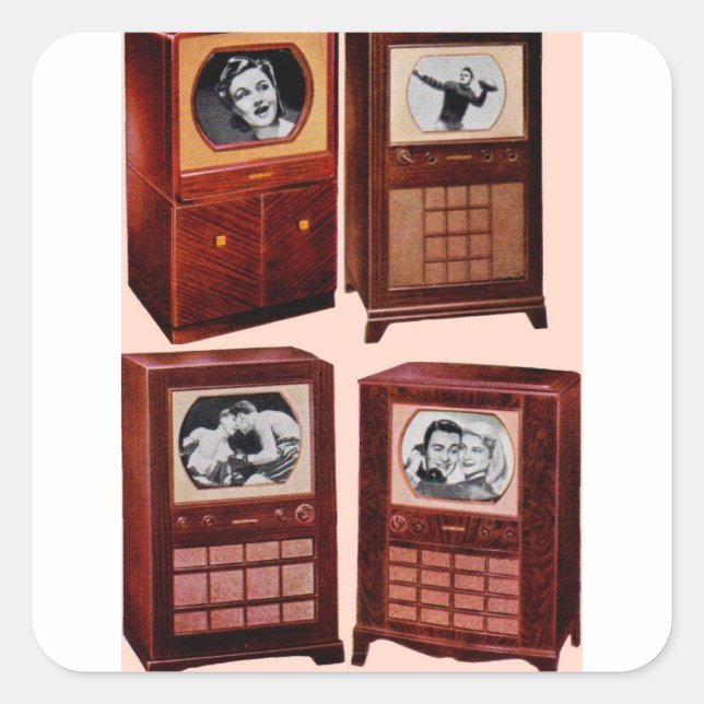 What’s on TV Square Sticker (Front)