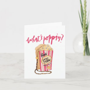 What’s Poppin’ Popcorn Invitation
