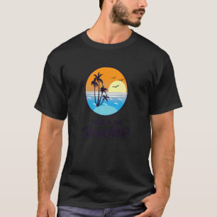 What´s Up Beaches Palm Tree Sunglasses Sea T-Shirt