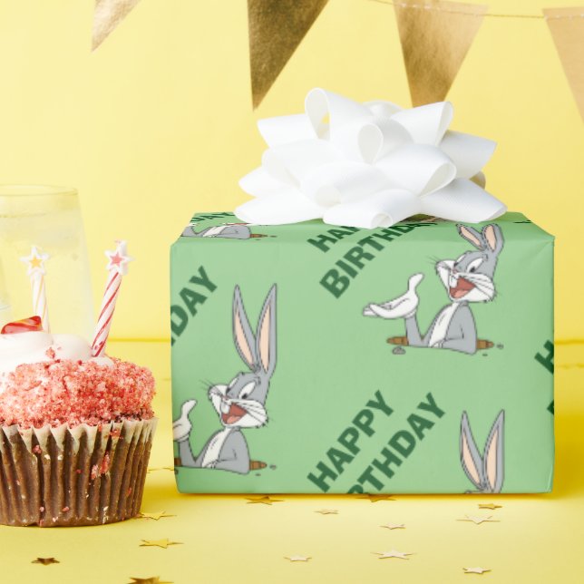 WHAT’S UP DOC?™ BUGS BUNNY™ Rabbit Hole Wrapping Paper (Birthday Party)