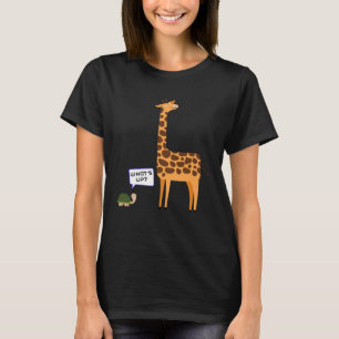 What s Up Turtle and Giraffe T-Shirt