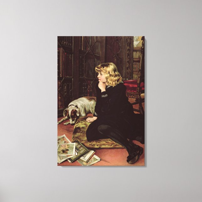 What Shall I Read? Canvas Print (Front)