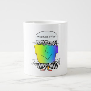 What Shall I Wear? Comic Funny  Large Coffee Mug