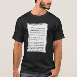 What Shall We Do With a Drunken Sailor Song Sheet T-Shirt