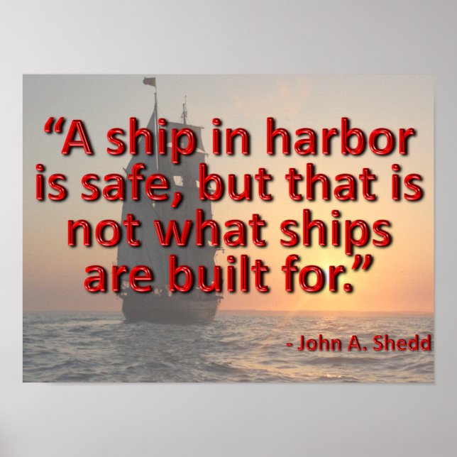 What Ships Are Built For Poster (Front)