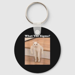 What Sigma Meme Cat Meme Internet Memes Funny Meme Key Ring