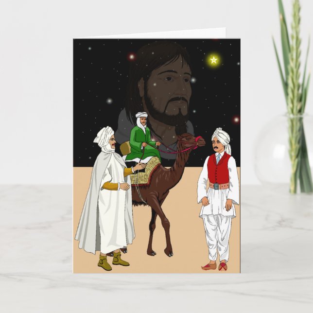 What the 3 kings saw holiday card (Front)