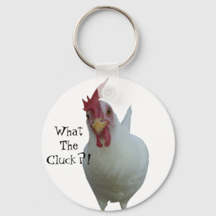 What The Cluck?! Key Ring
