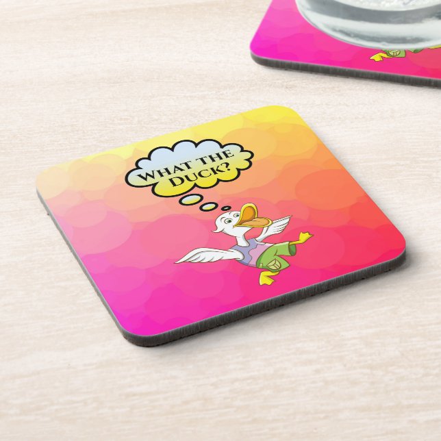 What the Duck? Beverage Coaster (Left Side)