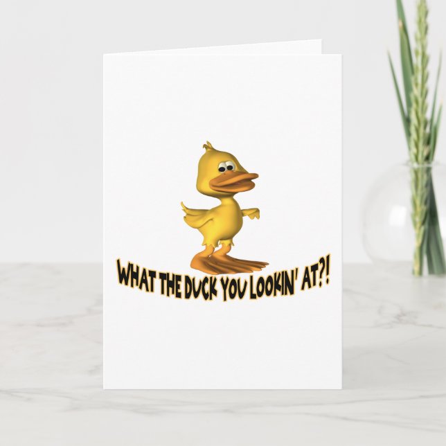 What The Duck Card (Front)