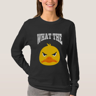 What The Duck Duck Morning Grouch Coffee Rubber Du T-Shirt