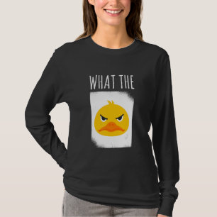 What The Duck Duck Morning Grouch Coffee Rubber Du T-Shirt