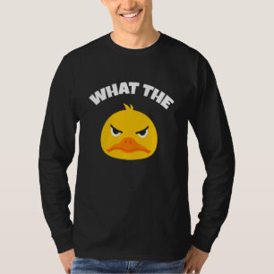 What The Duck Duck Morning Grouch Coffee Rubber Du T-Shirt