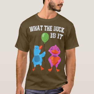 What the Duck is it Gender Reveal Girl or Boy T-Sh T-Shirt