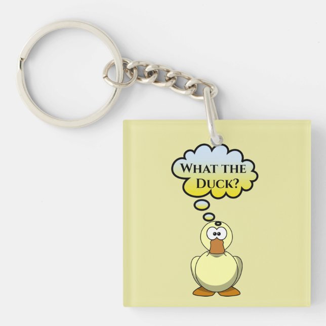 What the Duck? Keychain (Front)