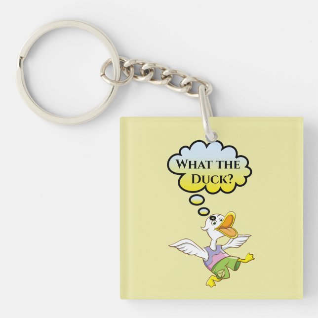 What the Duck? Keychain (Front)