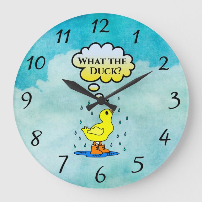 What the Duck? Wall Clock (Front)