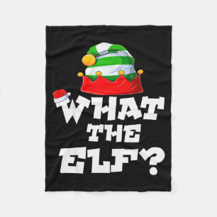 What The Elf _ Family Matching Christmas Group Paj Fleece Blanket