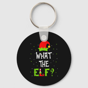 What The Elf Family Matching Funny Christmas Gift  Key Ring