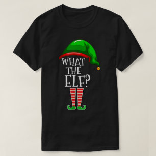 What The Elf Funny Christmas Design T-Shirt