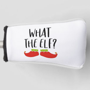 What the Elf Funny Christmas Elf Santa Claus Golf Head Cover
