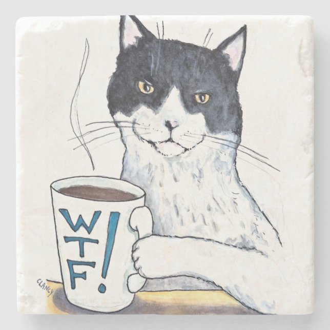 What The Feline coaster (Front)