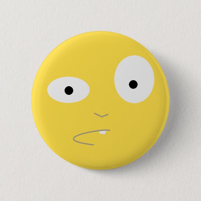 What the Floyd Face 6 Cm Round Badge (Front)