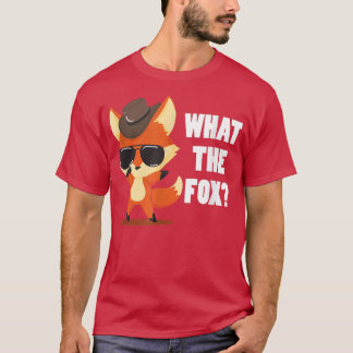 What the Fo Cool fo with hat & Sunglasses  T-Shirt