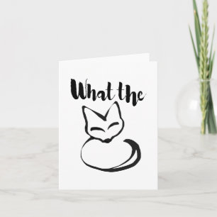 What the FOX! Note Card