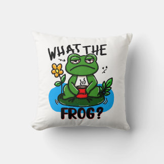 What the frog? cushion