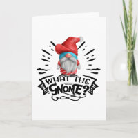 What The Gnome Funny Christmas Pun