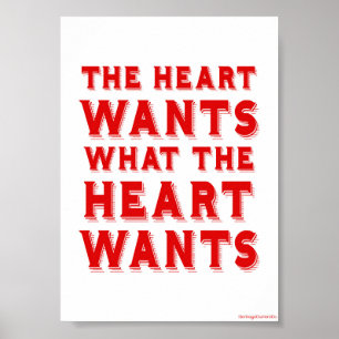 What the Heart Wants Poster