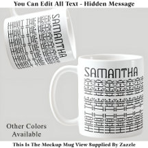 What The Heck Editable Hidden Message 153BW Slang