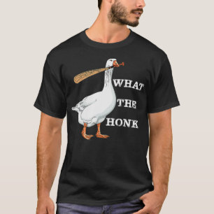 What The Honk Funny Duck Goose Vintage T-Shirt