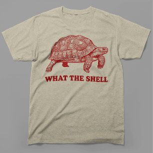 What The Shell Funny Tortoise Pun T-Shirt